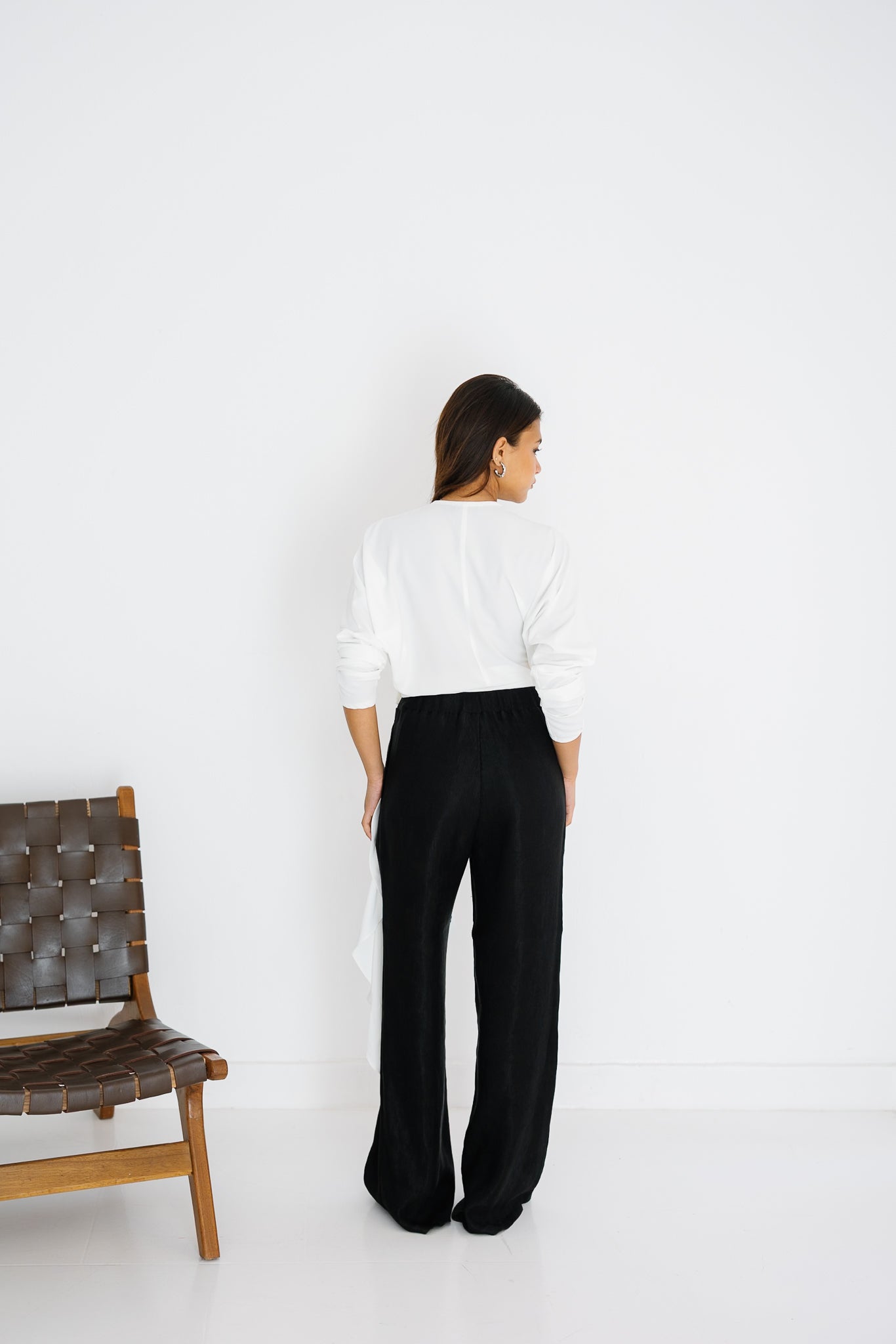 The Flow & Fold Blouse - White