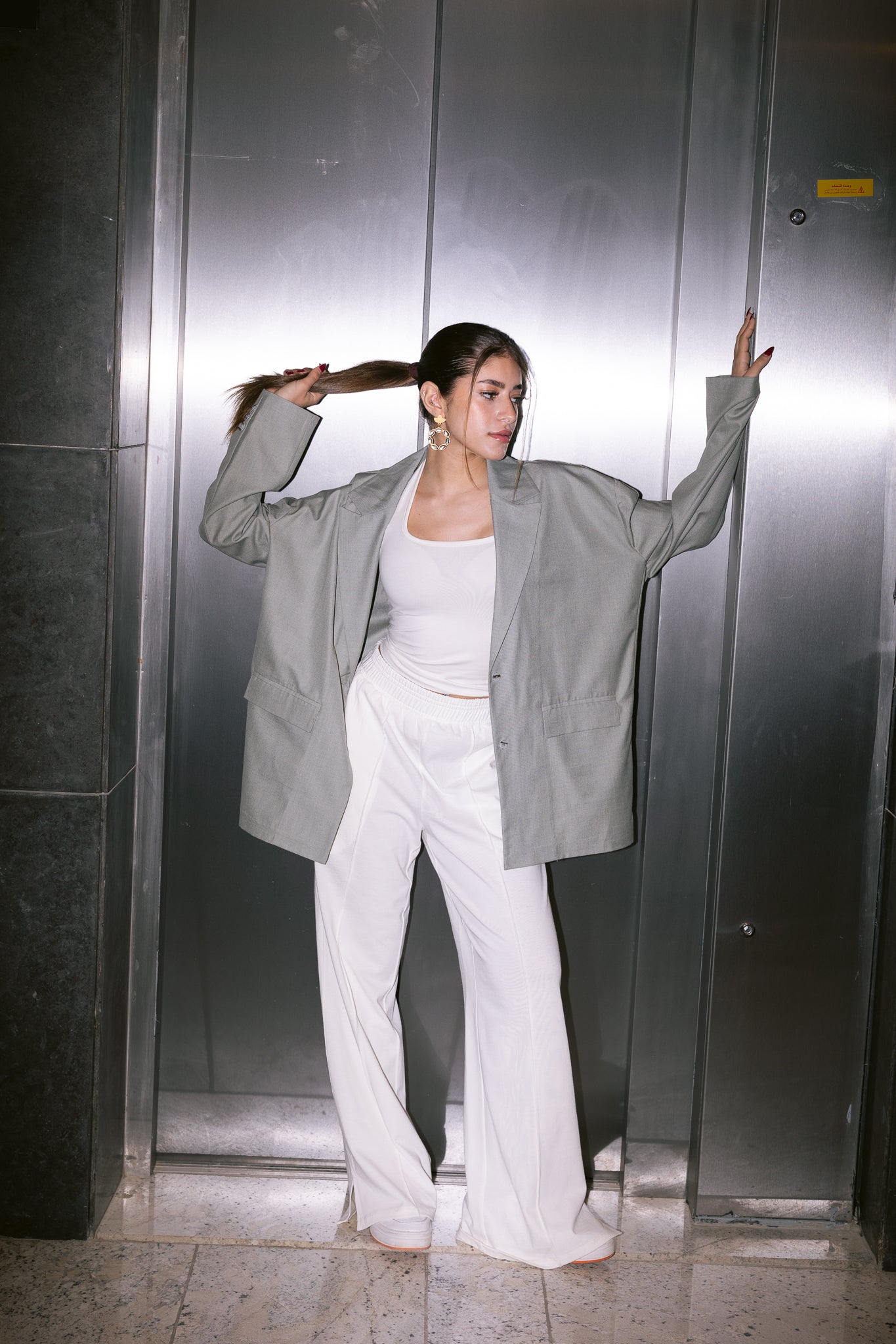 Oversized Blazer - Olive