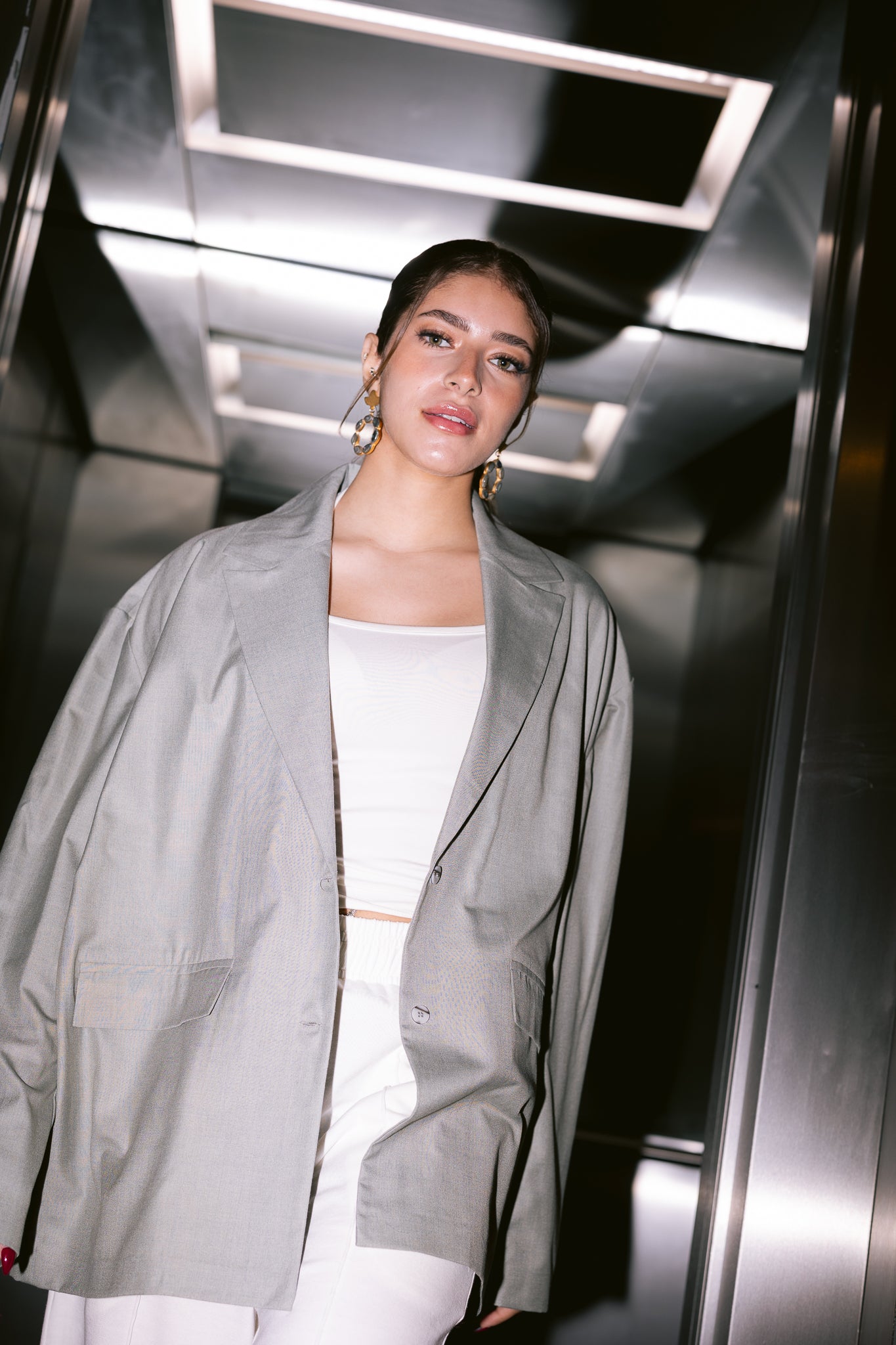 Oversized Blazer - Olive