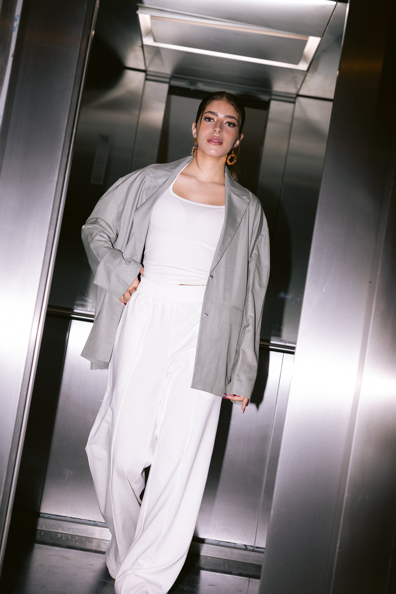 Oversized Blazer - Olive