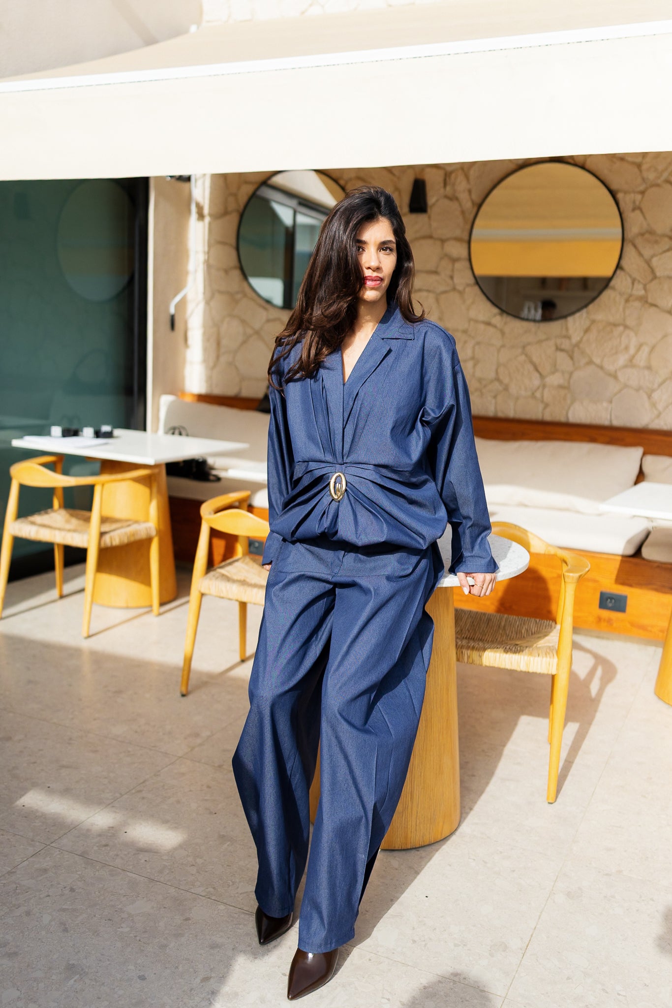 Kanz Set - Denim Blue