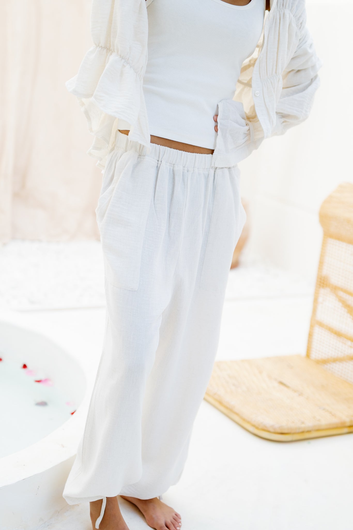 Whisper Pants - Light Beige