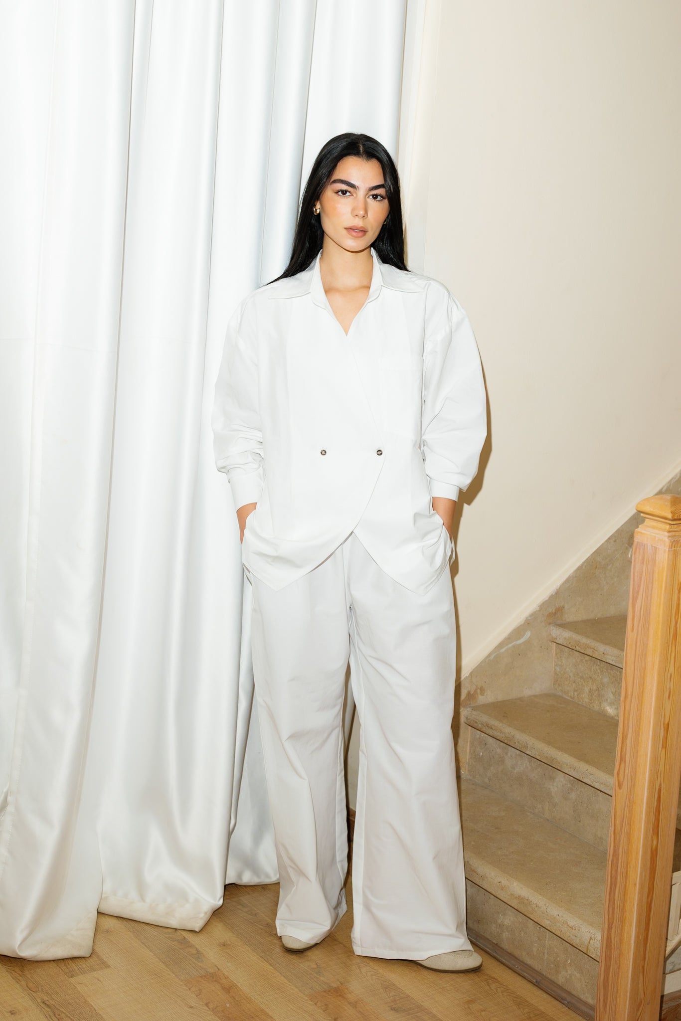The Button Set - White