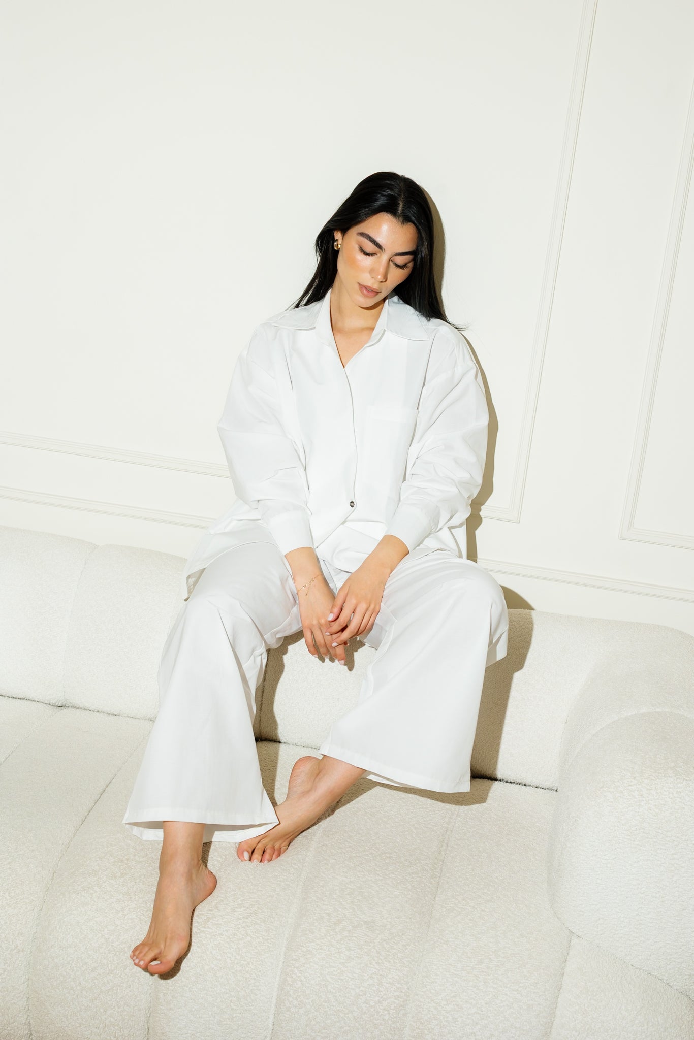 The Button Set - White