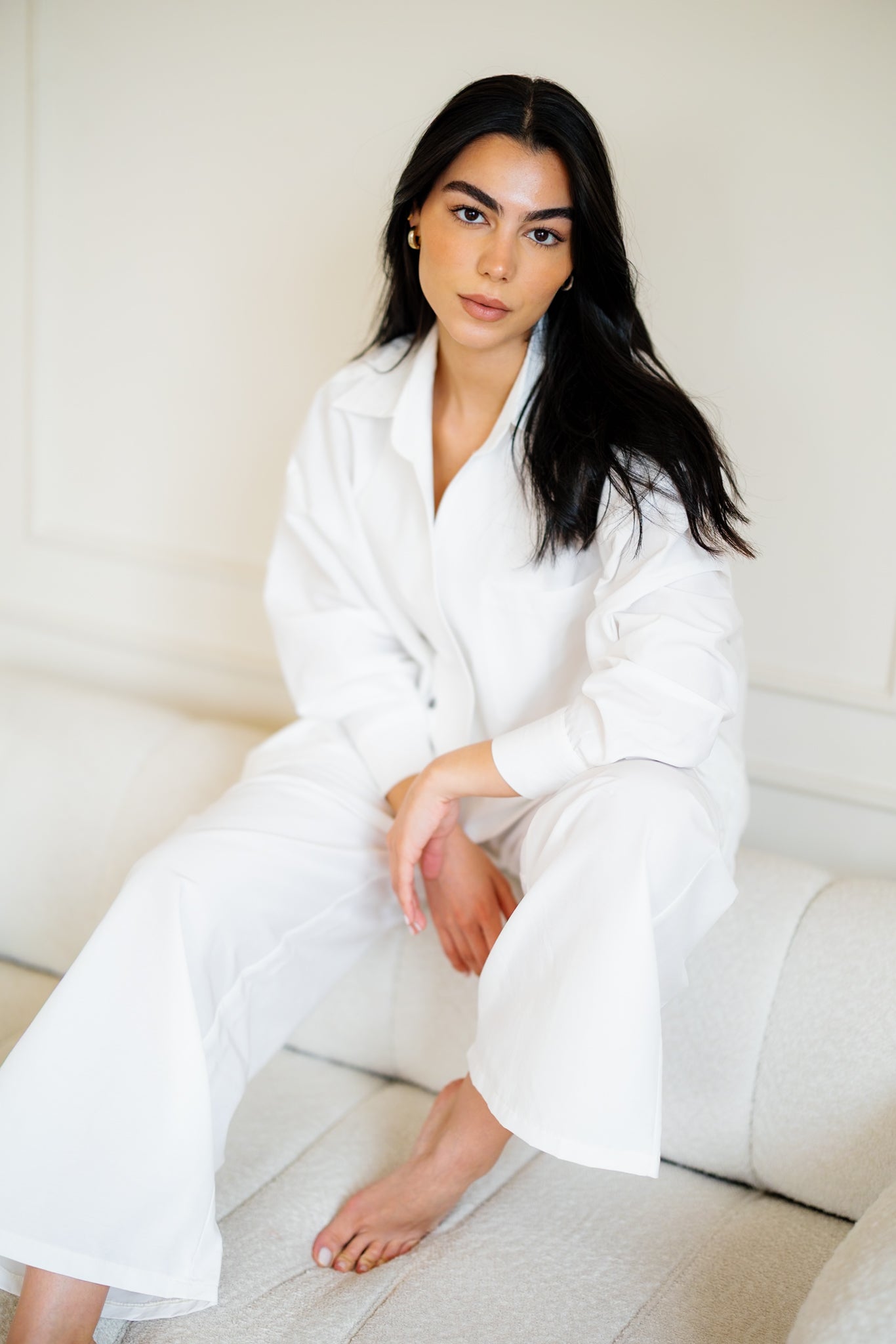 The Button Set - White