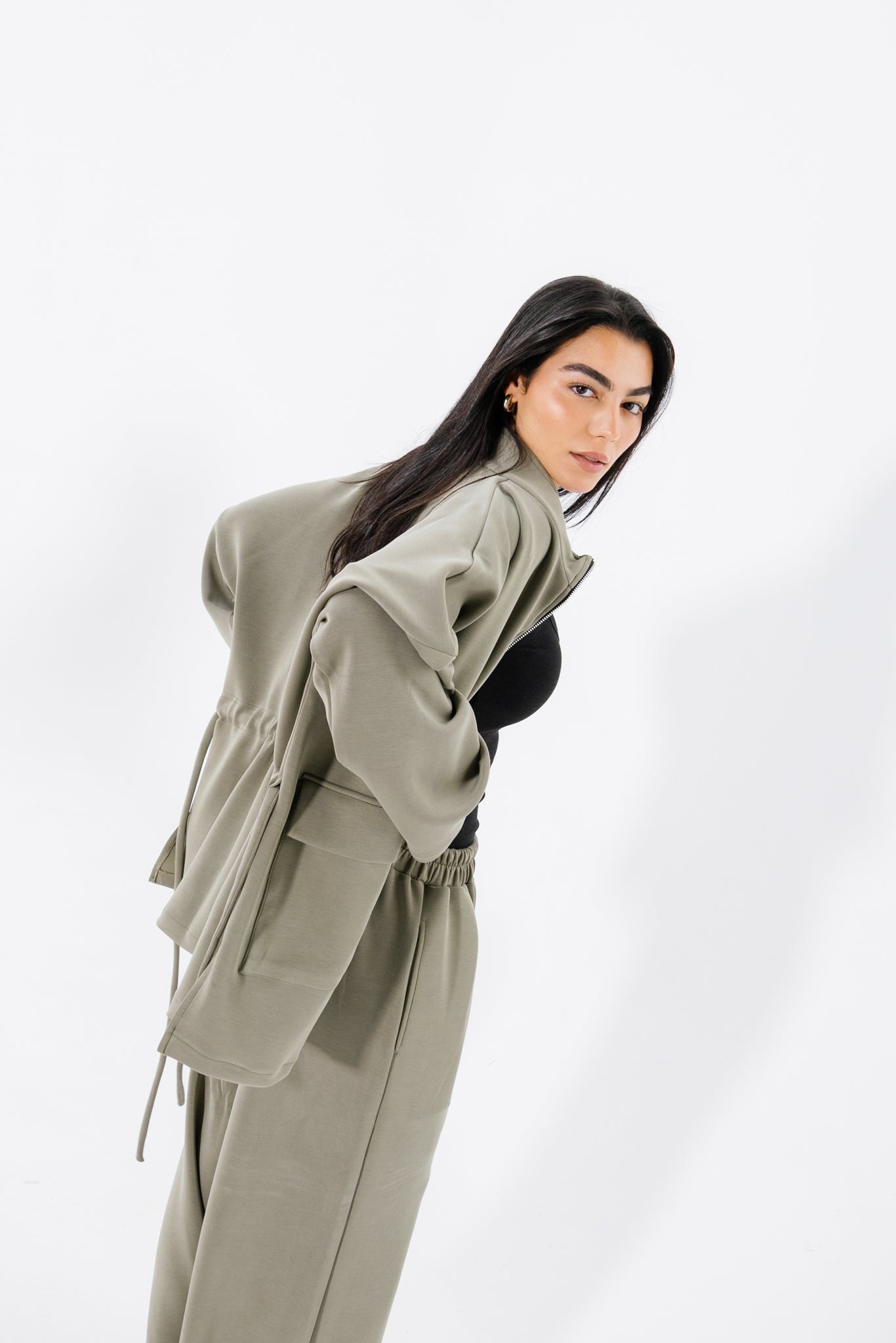 The Adjustable Lounge Set - Olive