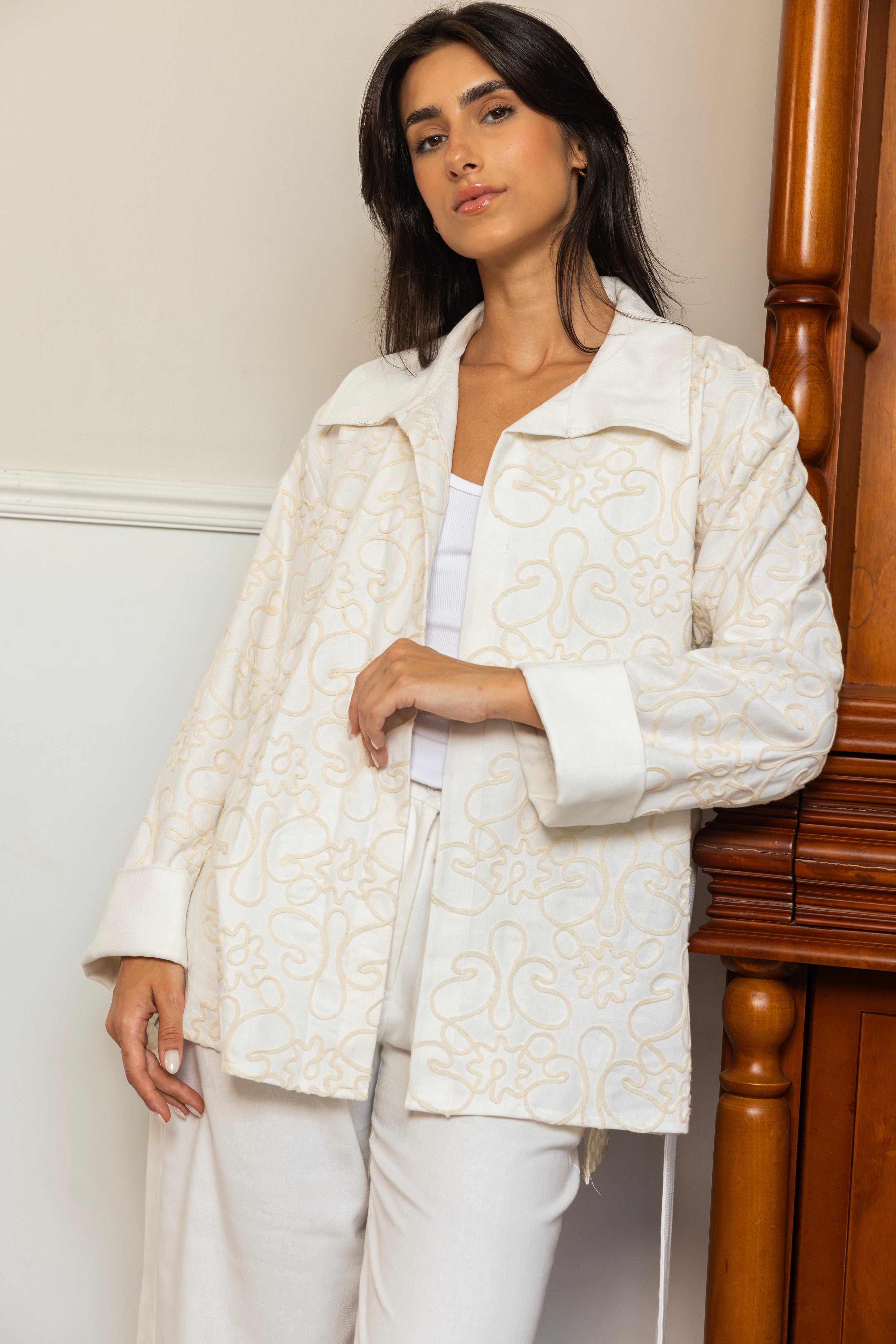 Écru Kimono - White