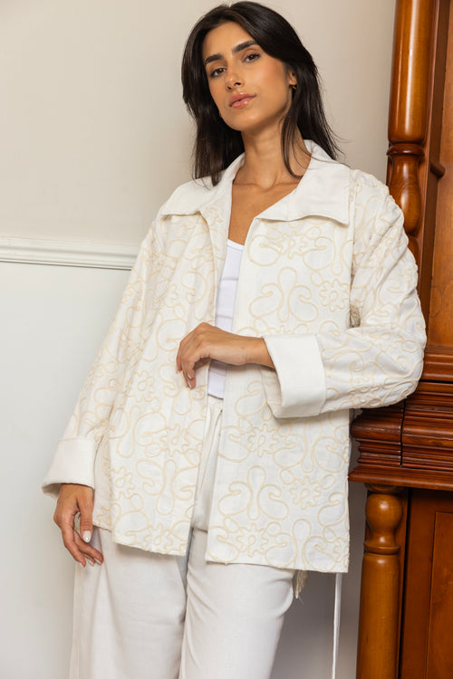 Écru Kimono - White