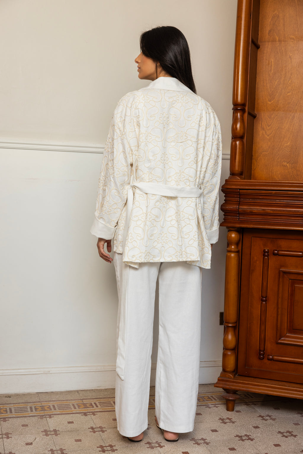 Écru Kimono - White