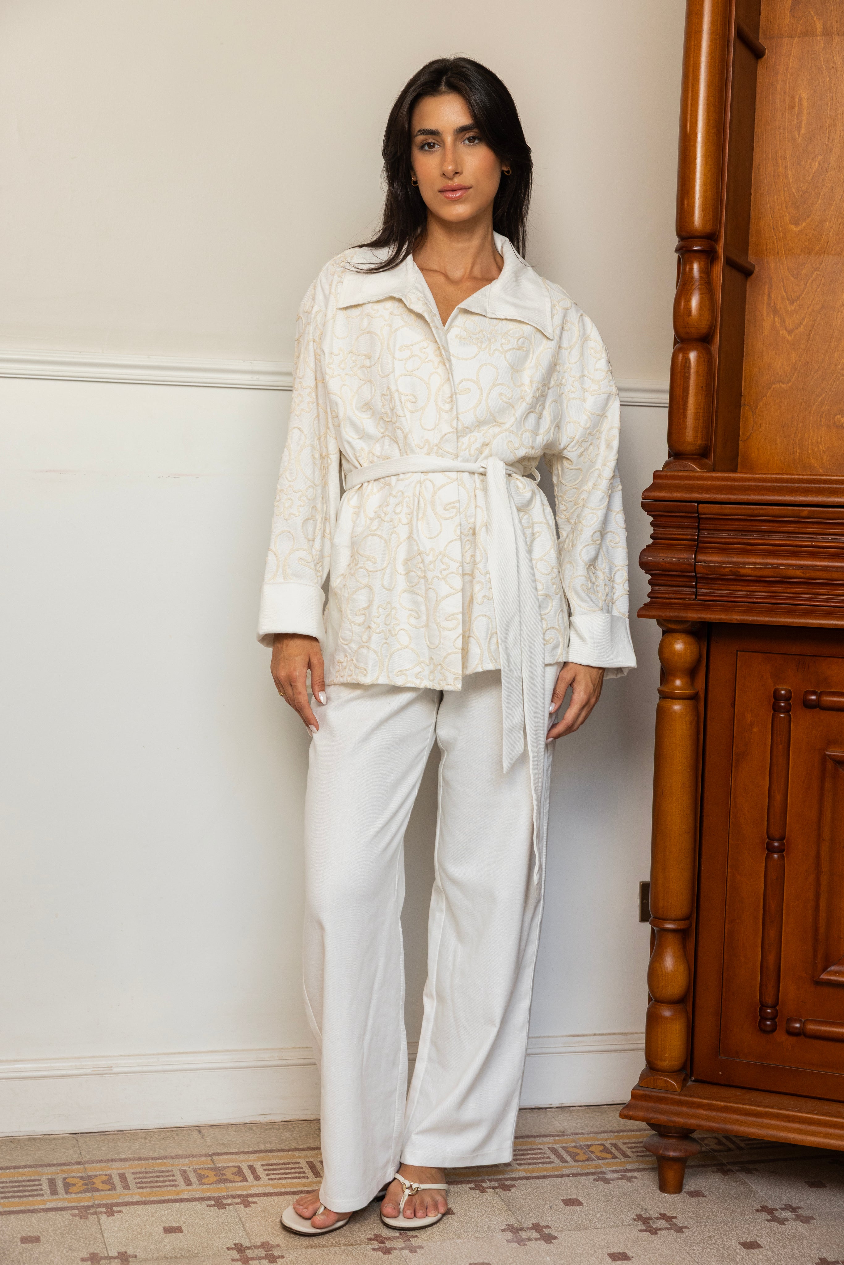 Écru Kimono - White
