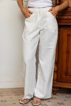 Écru Pants - White