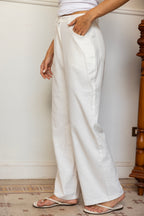Écru Pants - White