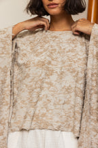 Wild Weave Poncho - Beige