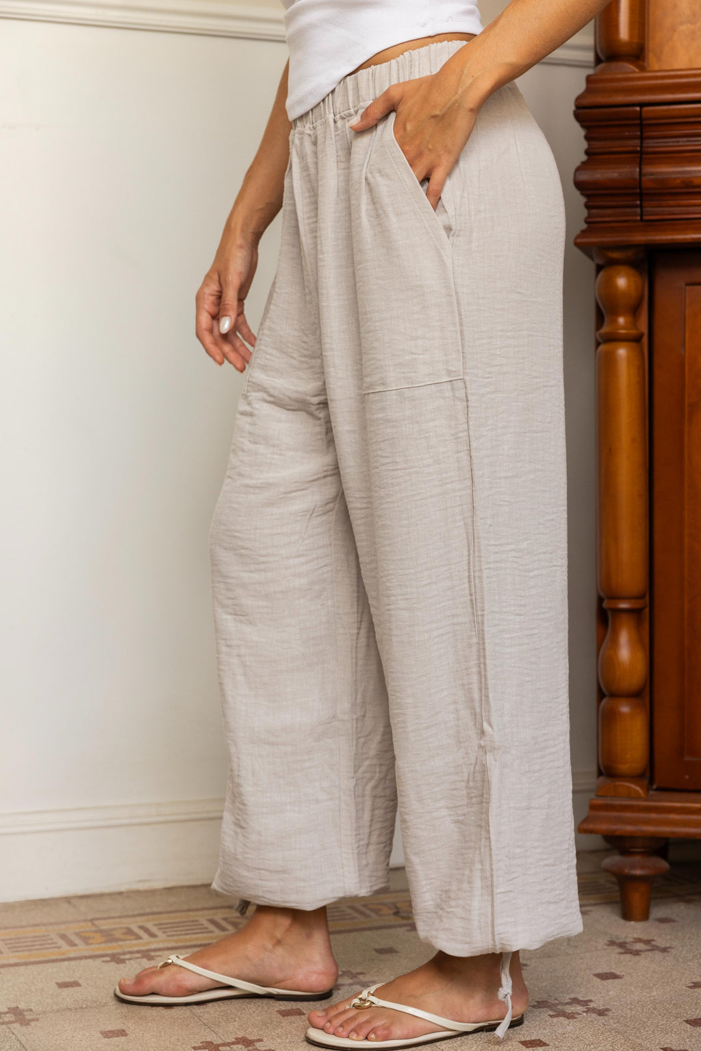 2-in-1 Pants / Icy Gray