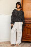 Wild Weave Poncho - Dark Gray