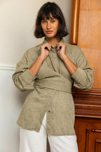 Drape Shirt - Olive