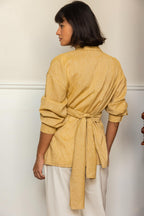 Drape Shirt - Butter Yellow