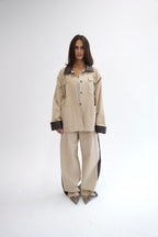 The Contrast Jacket - Beige