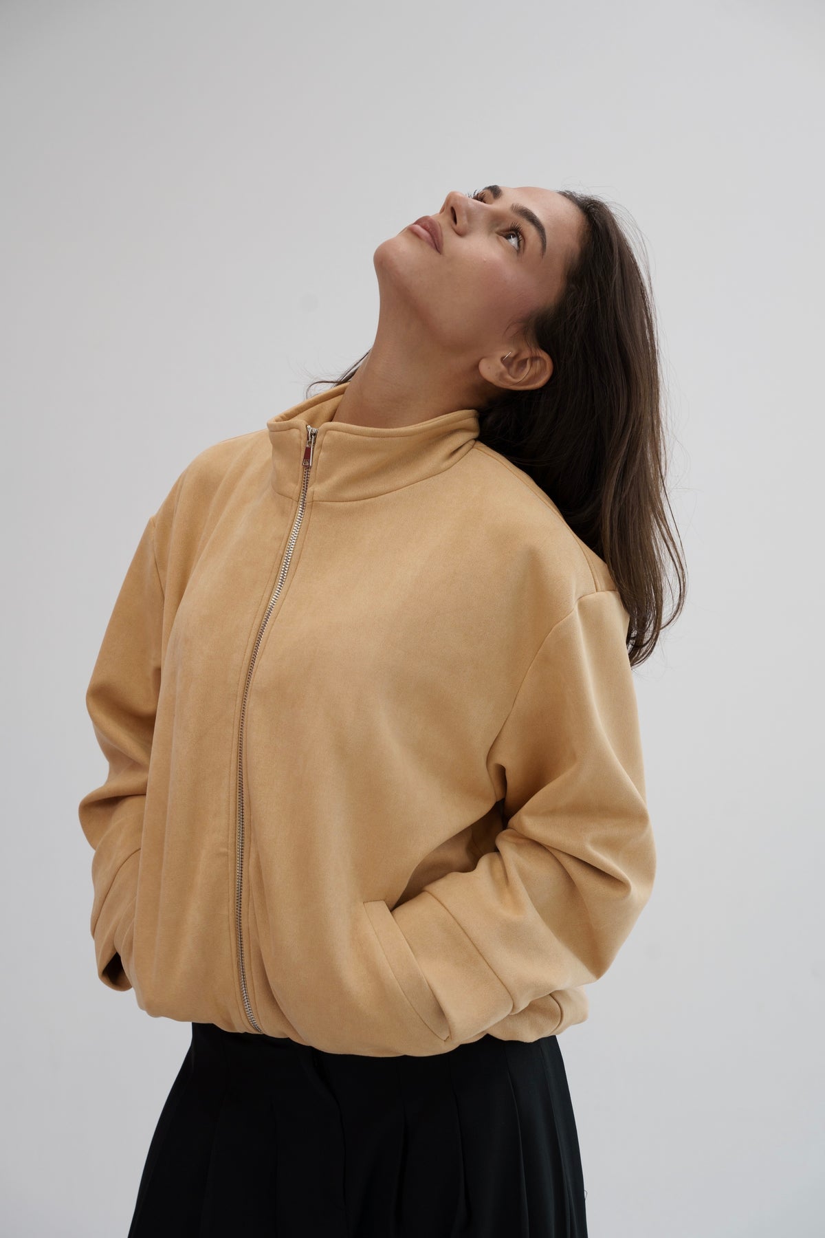 The Mode Bomber Jacket - Butter Yellow