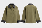 The Contrast Jacket - Army