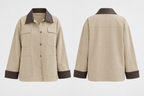 The Contrast Jacket - Beige