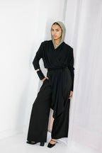 The Flow & Fold Blouse - Black