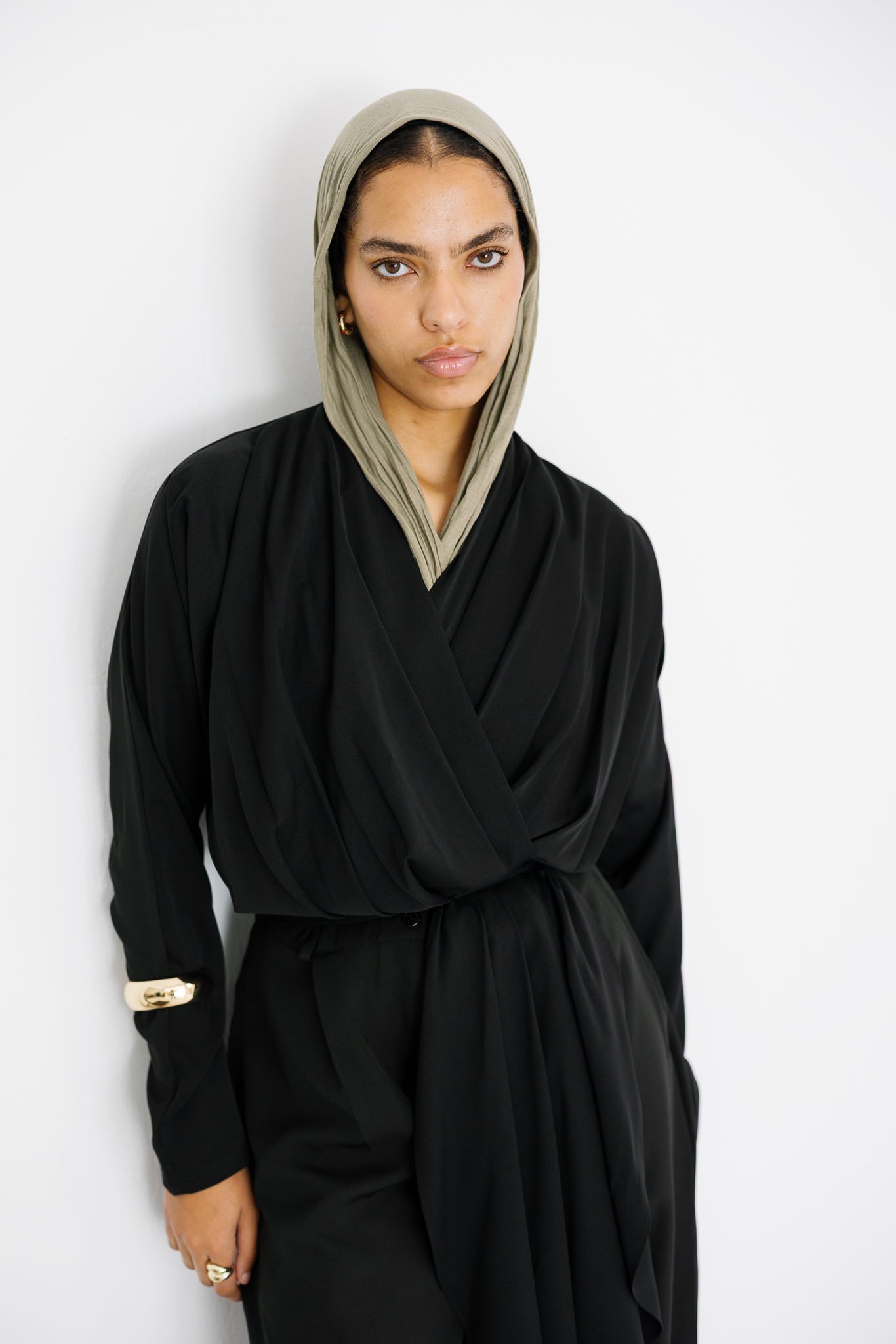 The Flow & Fold Blouse - Black