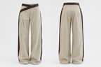 The Contrast Pants - Beige