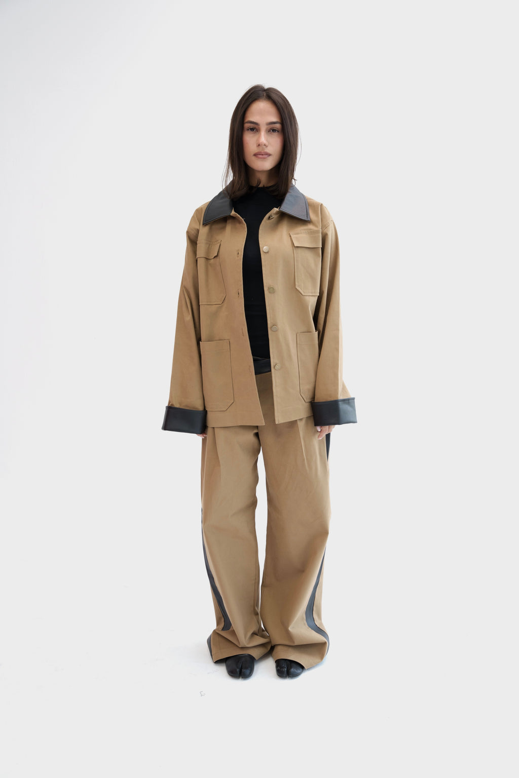 The Contrast Jacket - Camel