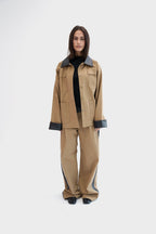 The Contrast Jacket - Camel