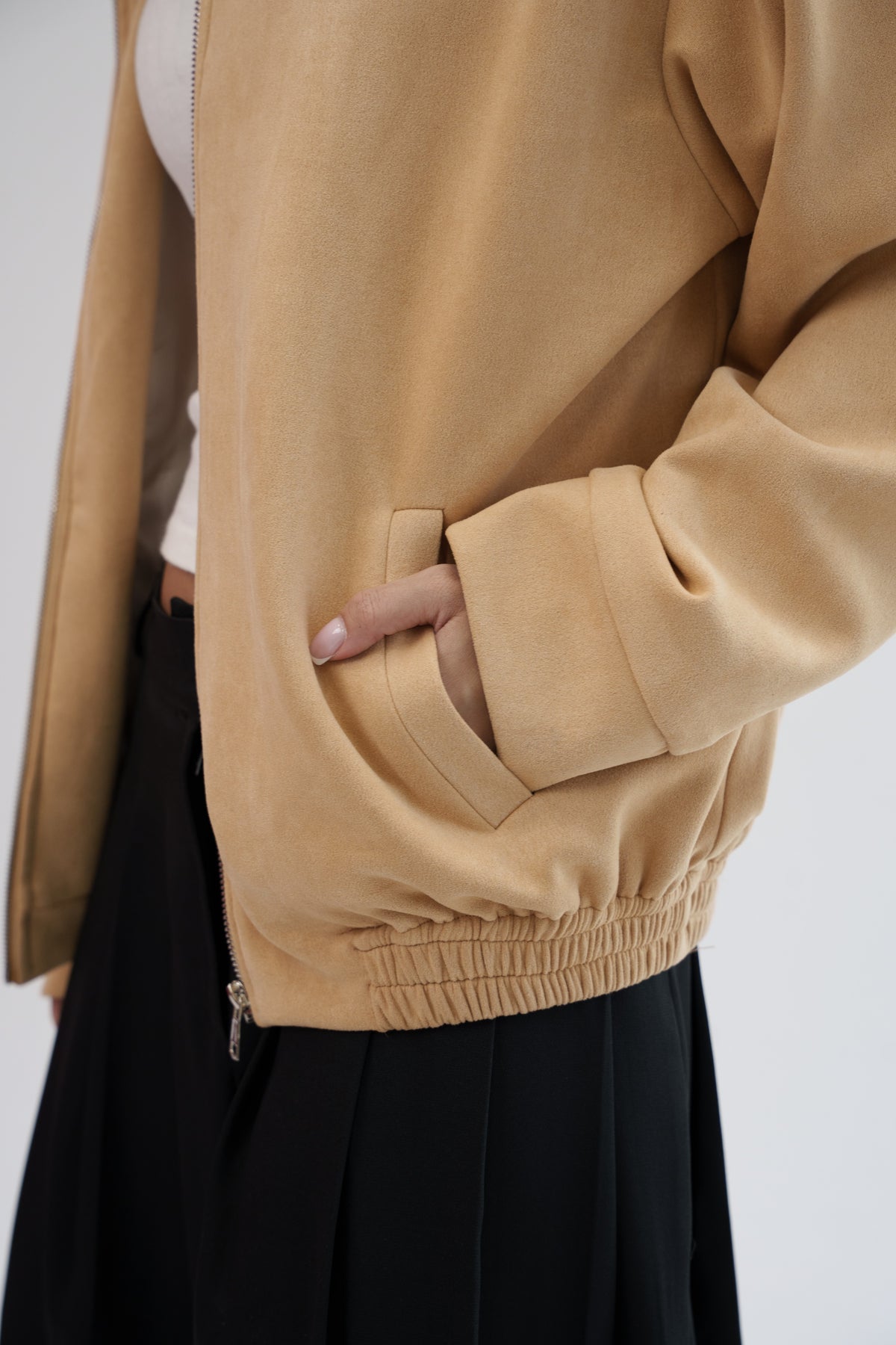 The Mode Bomber Jacket - Butter Yellow