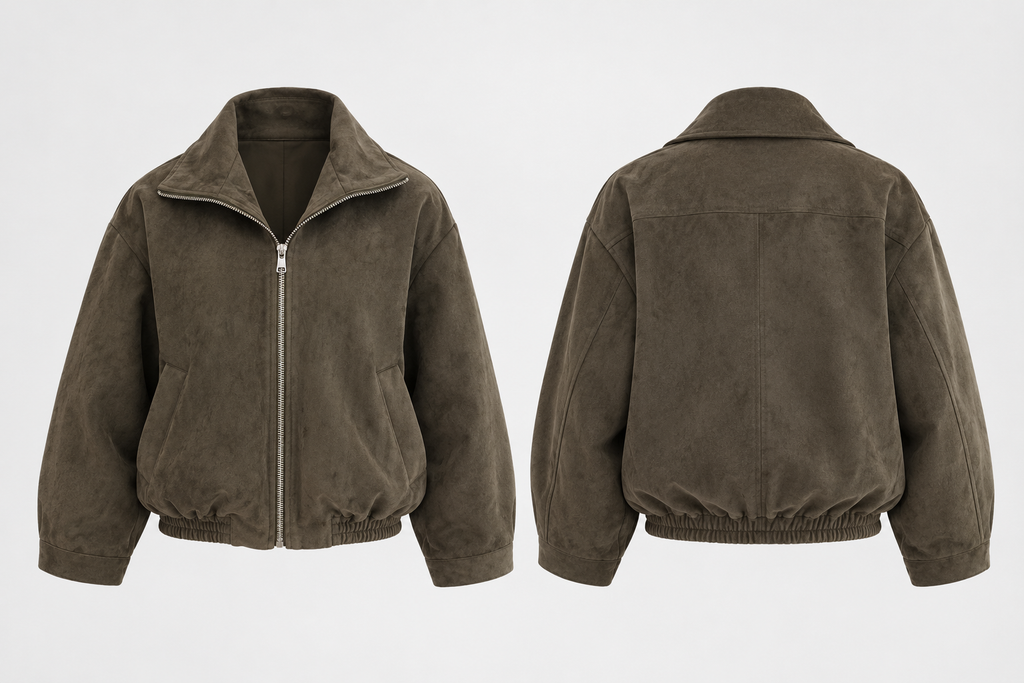 The Mode Bomber Jacket - Olive