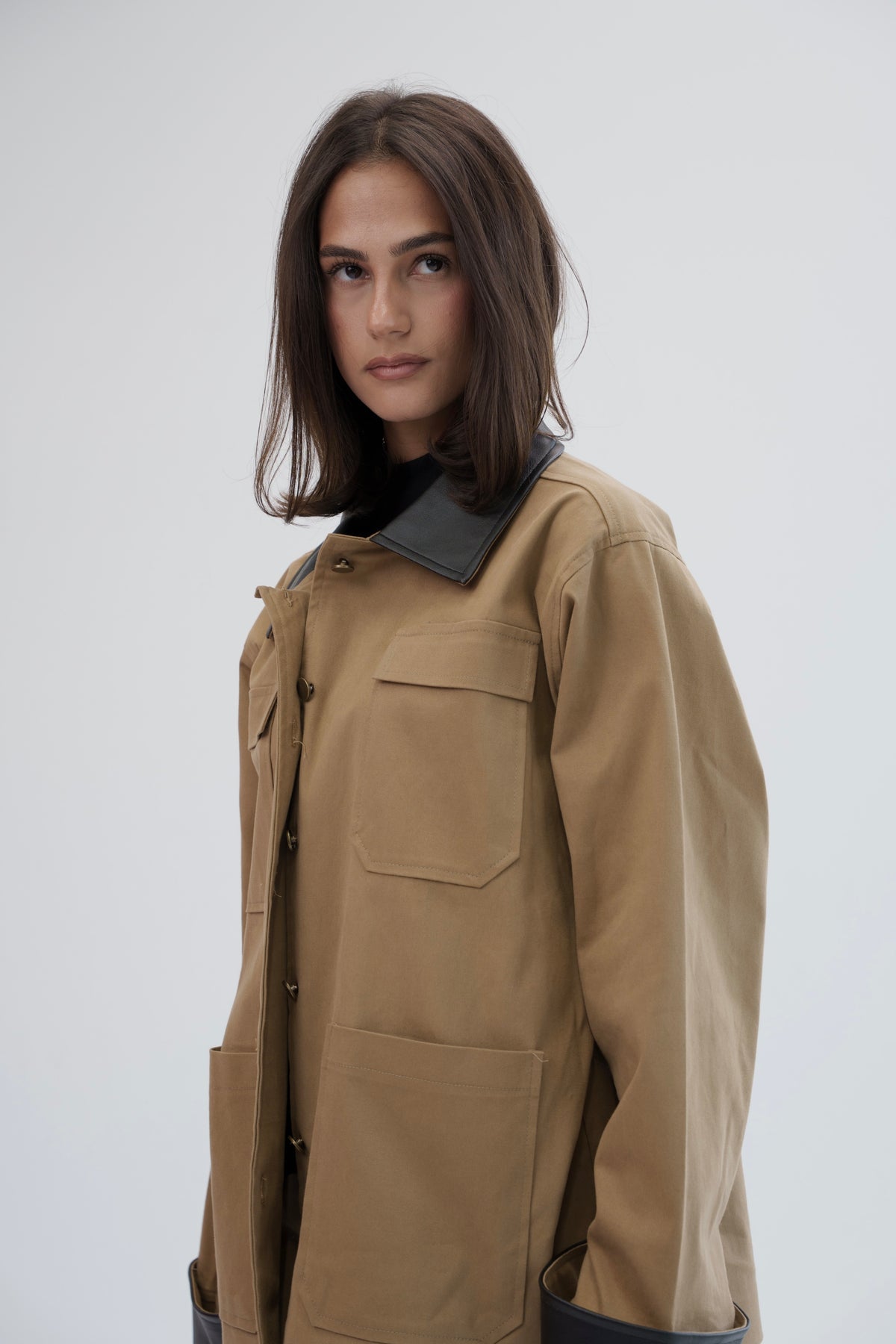 The Contrast Jacket - Camel
