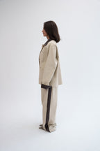 The Contrast Jacket - Beige