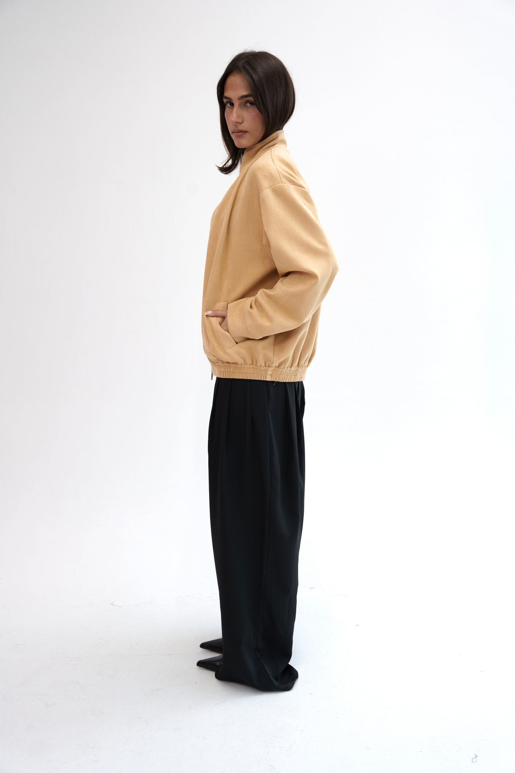 The Mode Bomber Jacket - Butter Yellow
