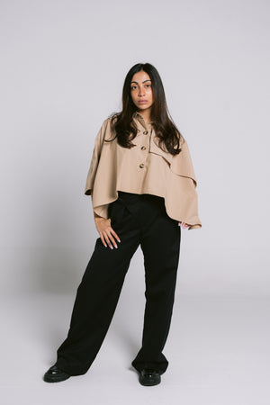 Cape Shirt - Beige