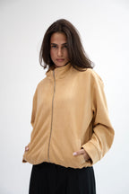 The Mode Bomber Jacket - Butter Yellow