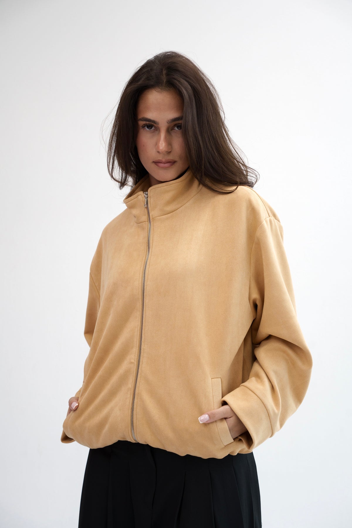 The Mode Bomber Jacket - Butter Yellow
