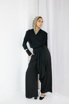 The Flow & Fold Blouse - Black