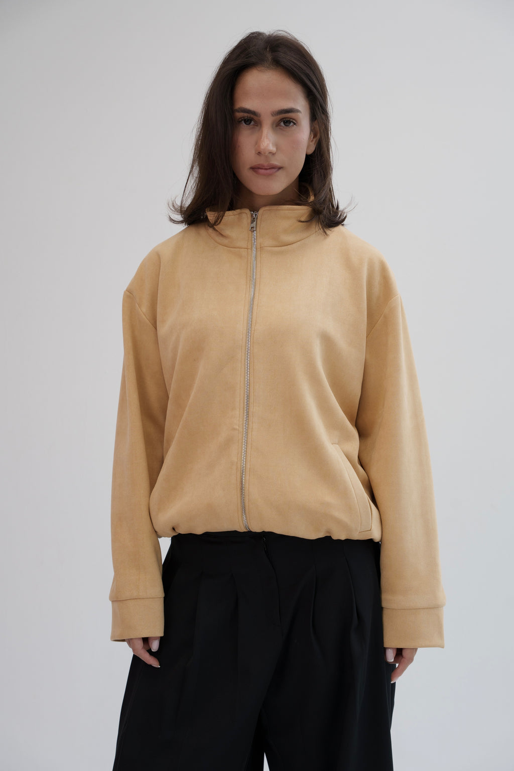 The Mode Bomber Jacket - Butter Yellow