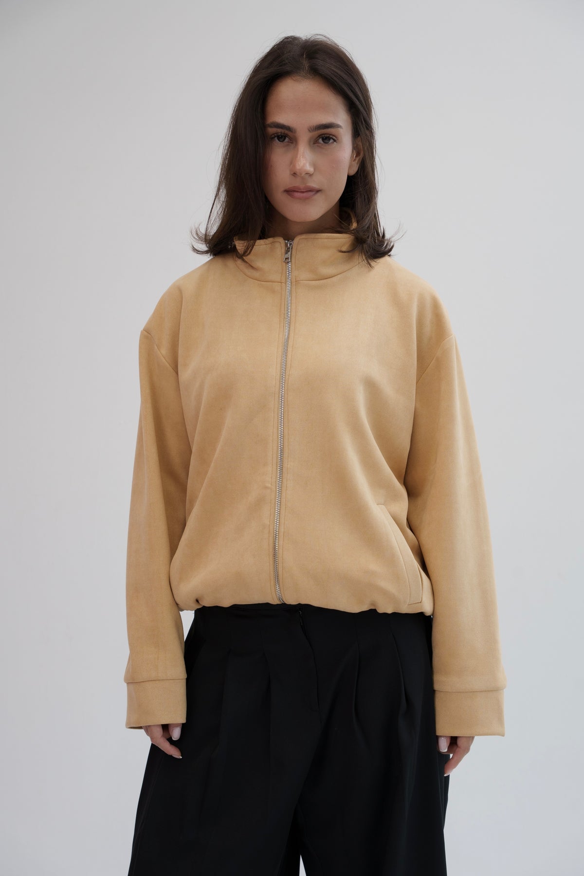 The Mode Bomber Jacket - Butter Yellow