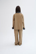 The Contrast Jacket - Camel