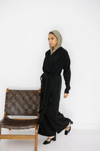 The Flow & Fold Blouse - Black