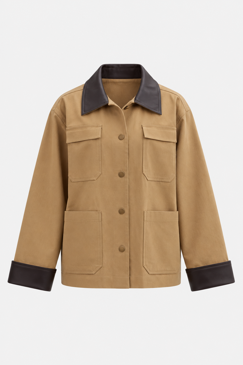 The Contrast Jacket - Camel