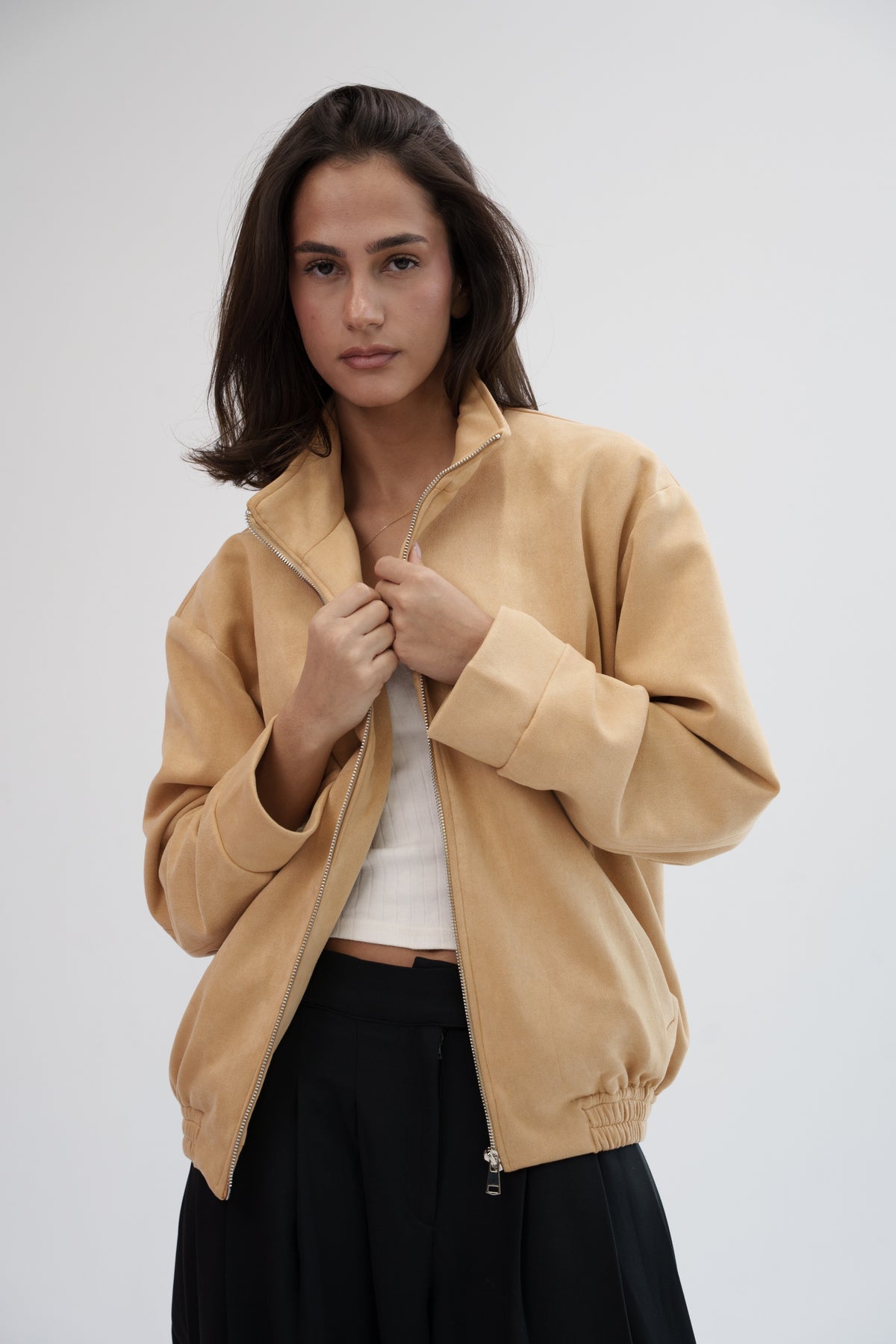 The Mode Bomber Jacket - Butter Yellow