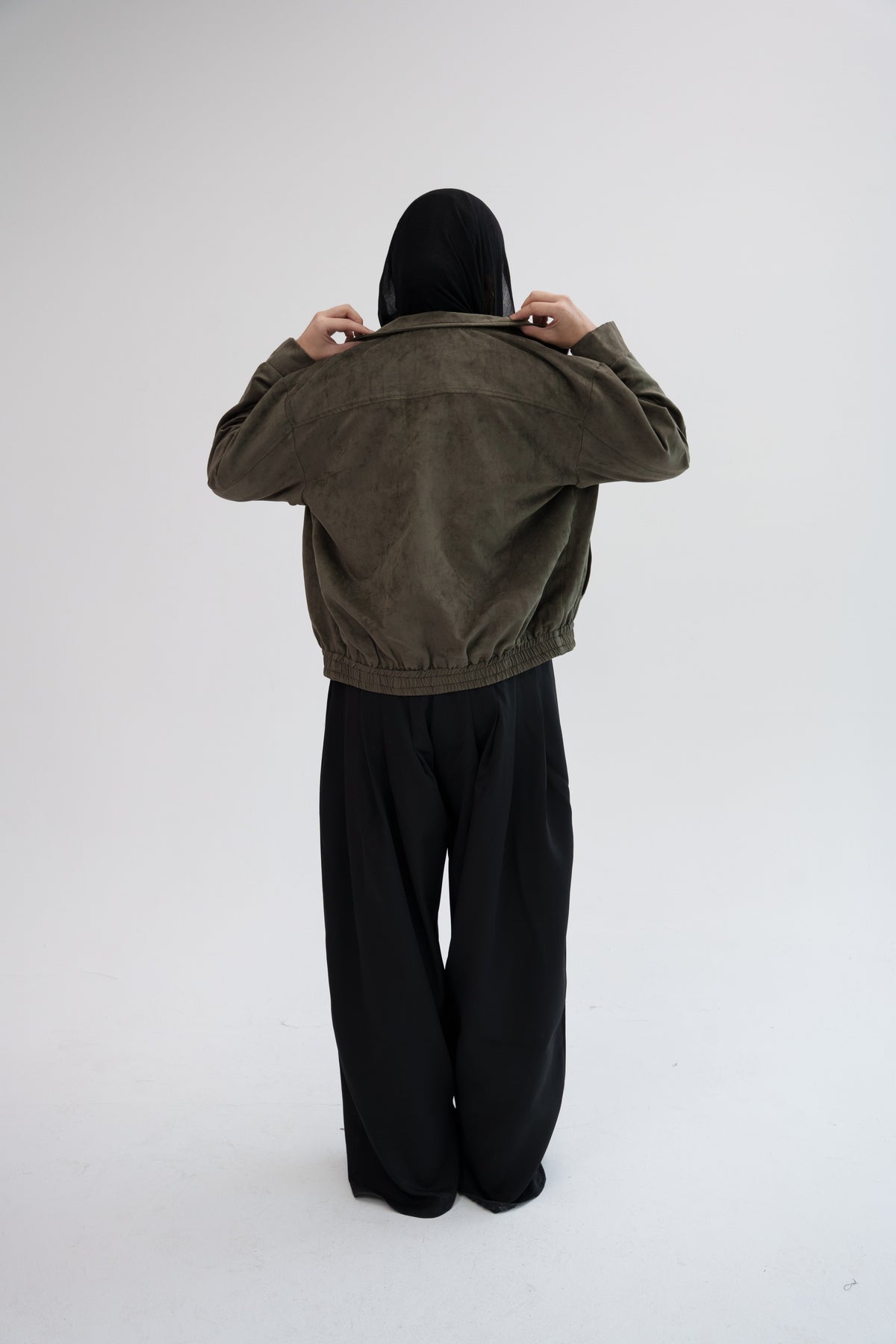 The Mode Bomber Jacket - Olive