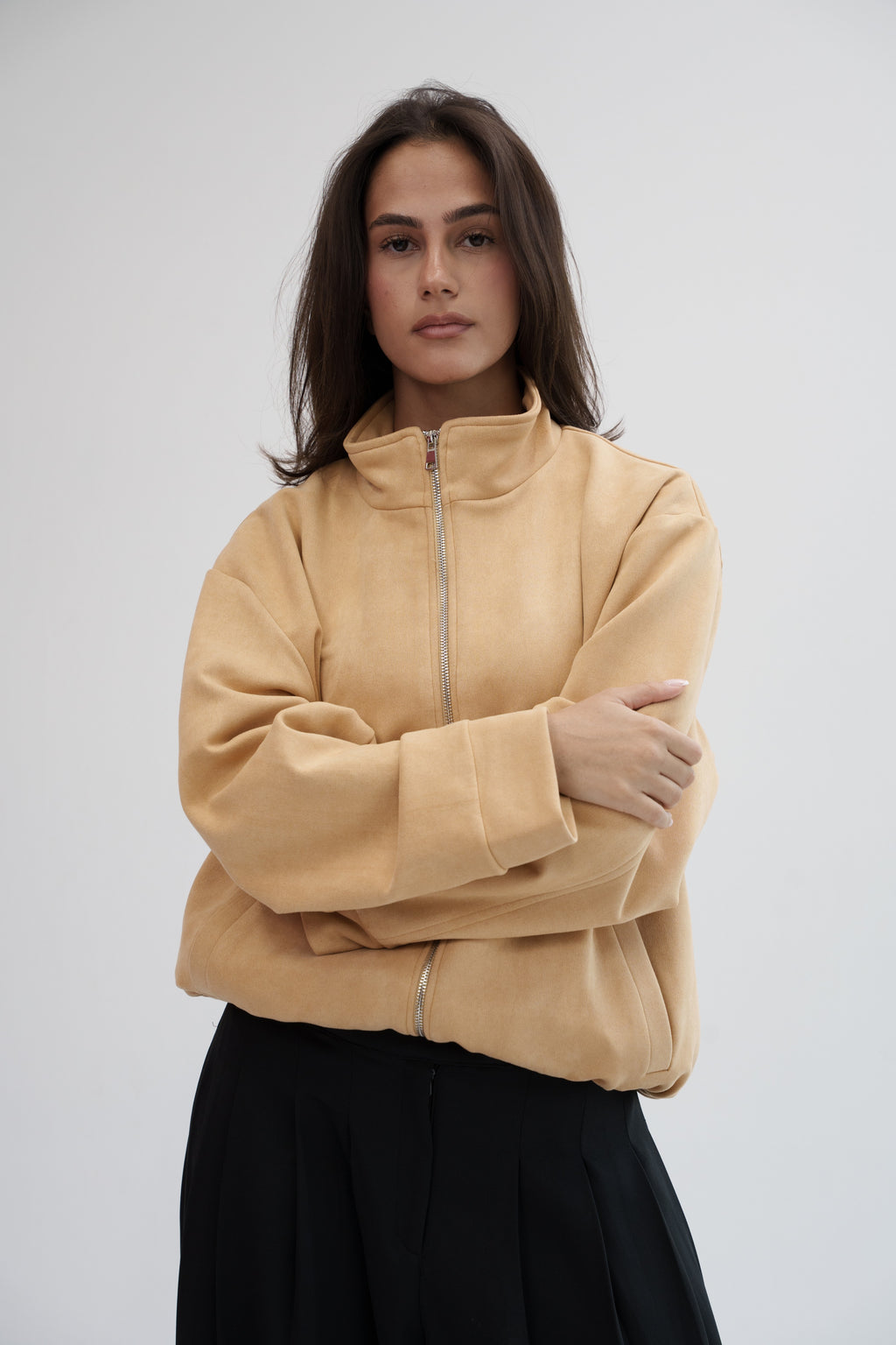 The Mode Bomber Jacket - Butter Yellow