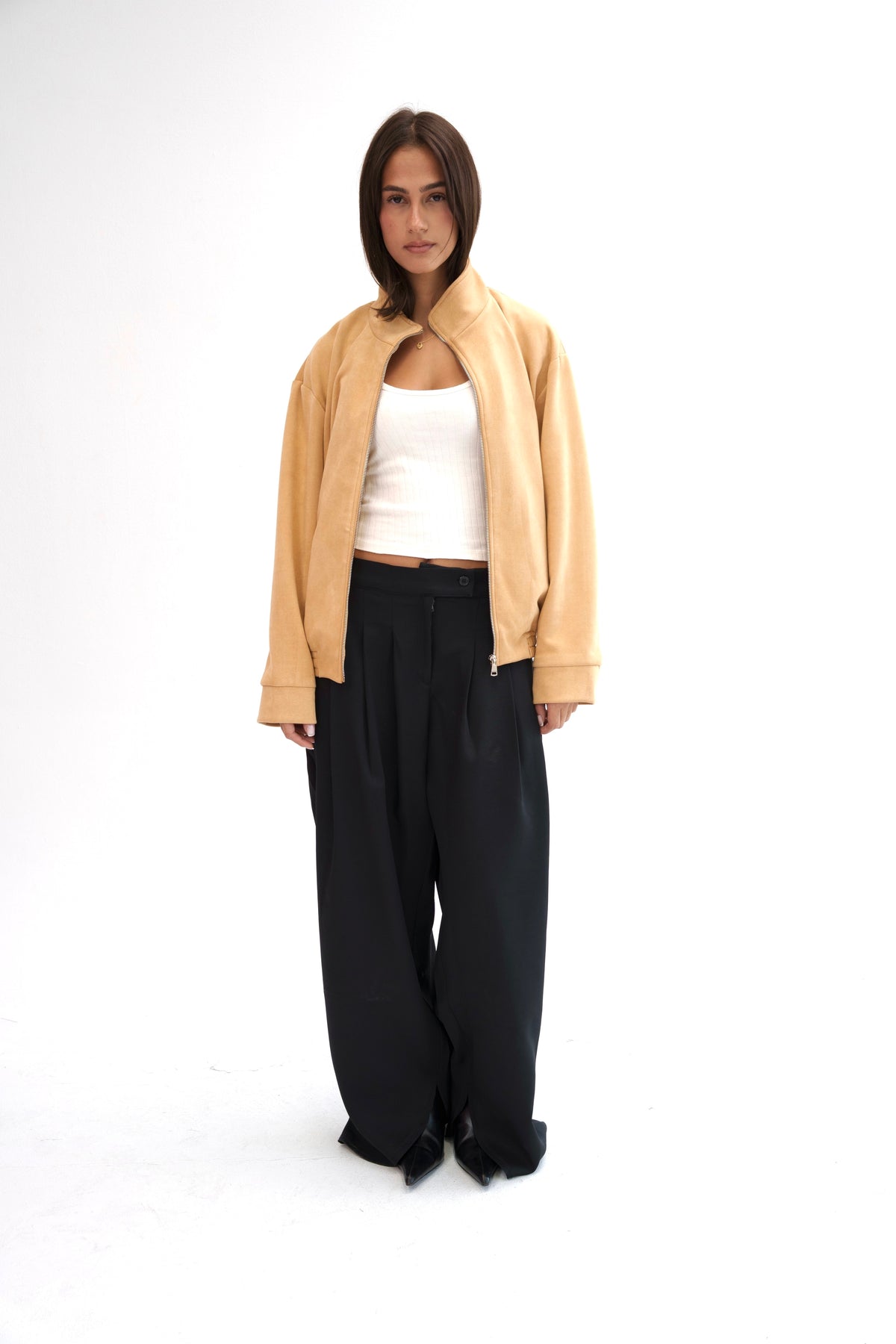 The Mode Bomber Jacket - Butter Yellow
