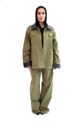 The Contrast Jacket - Army
