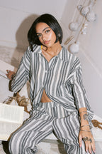 Striped Shirt - Black